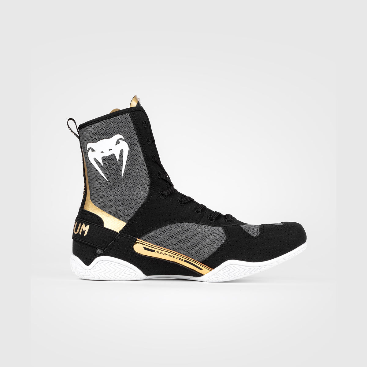 Chaussures de boxe Venum Elite - Noir/Blanc/Or - product-type_Chaussures de boxe