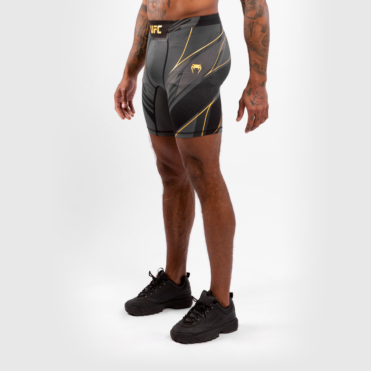 Short de Vale tudo Homme UFC Venum Authentic Fight Night - Coupe Longue - Noir - product-type_Shorts de compression