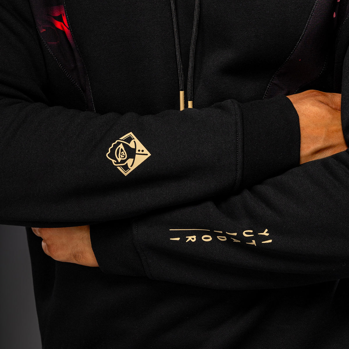Sweat à capuche Itadori Jujutsu Kaisen x Venum – Noir/Rouge - product-type_Sweatshirts