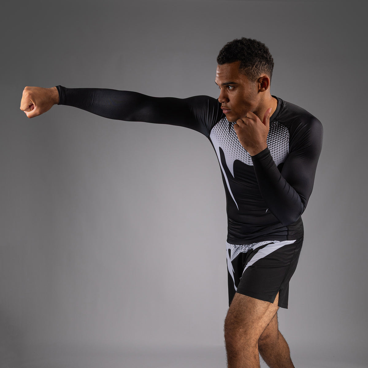 Rashguard Venum No Gi - Noir/Blanc - product-type_T-Shirts de Compression