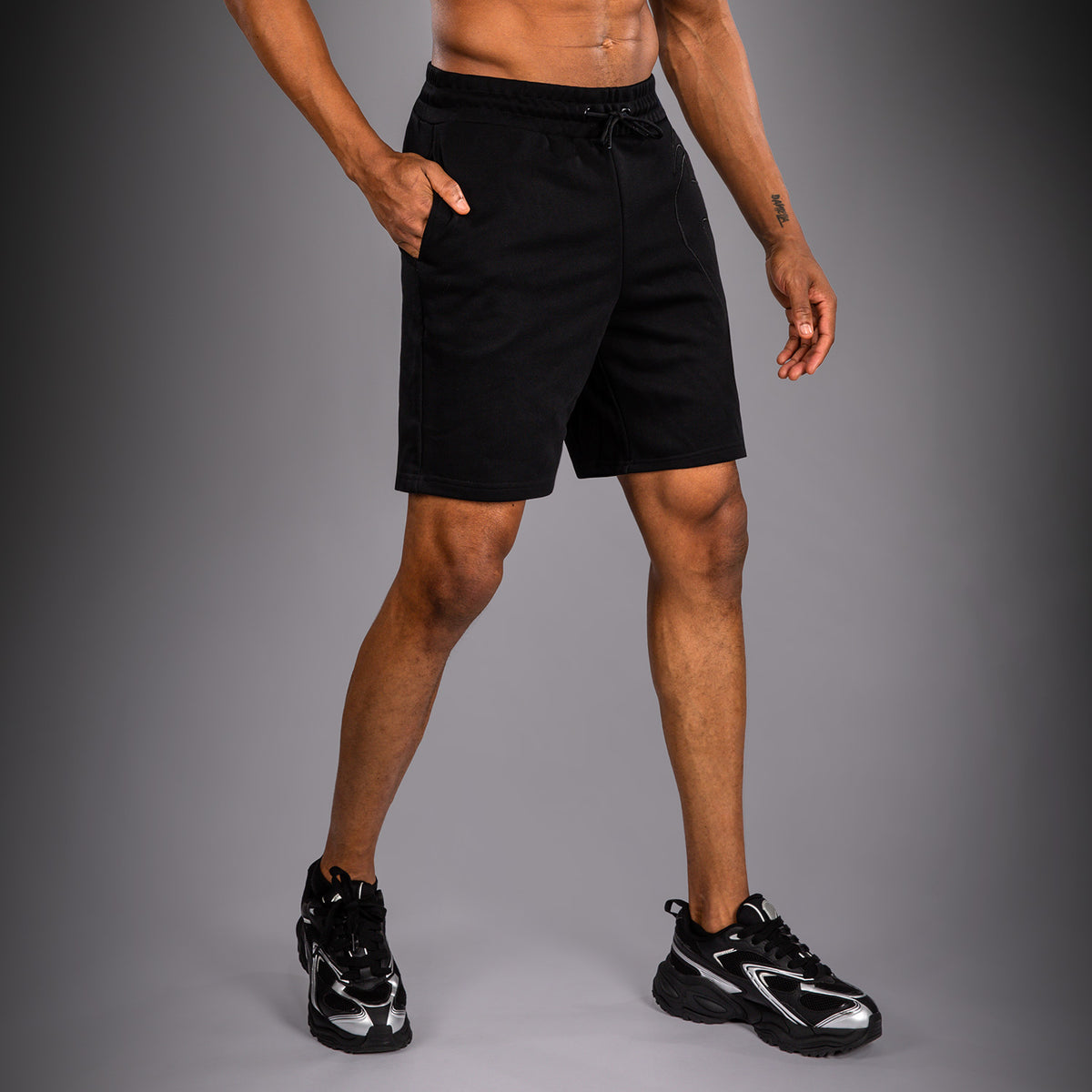 Short en Coton Venum Giant 3D – Noir - product-type_Shorts en Coton