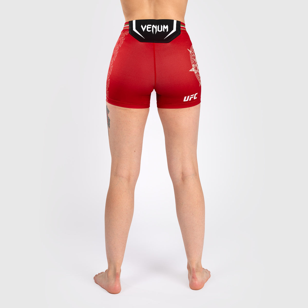 Noche UFC by Venum Authentic Fight Night Short de compression pour Femmes - Coupe courte - Rouge - product-type_Shorts de compression
