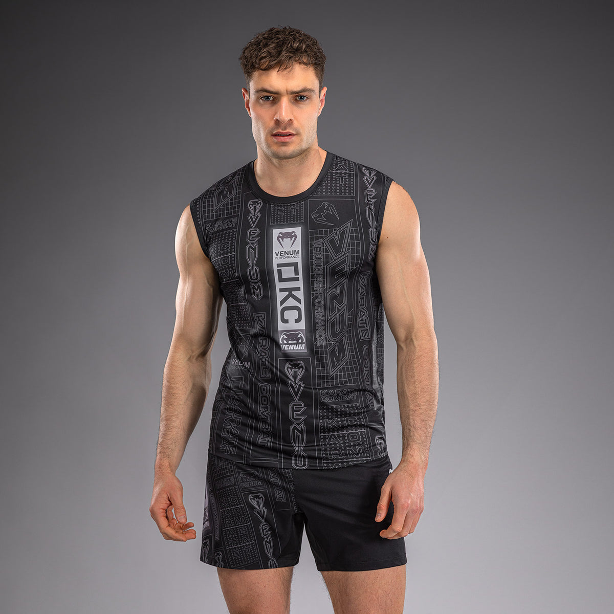 Débardeur Dry Tech Karate Combat by Venum – Noir/Gris - product-type_T-Shirts Dry Tech
