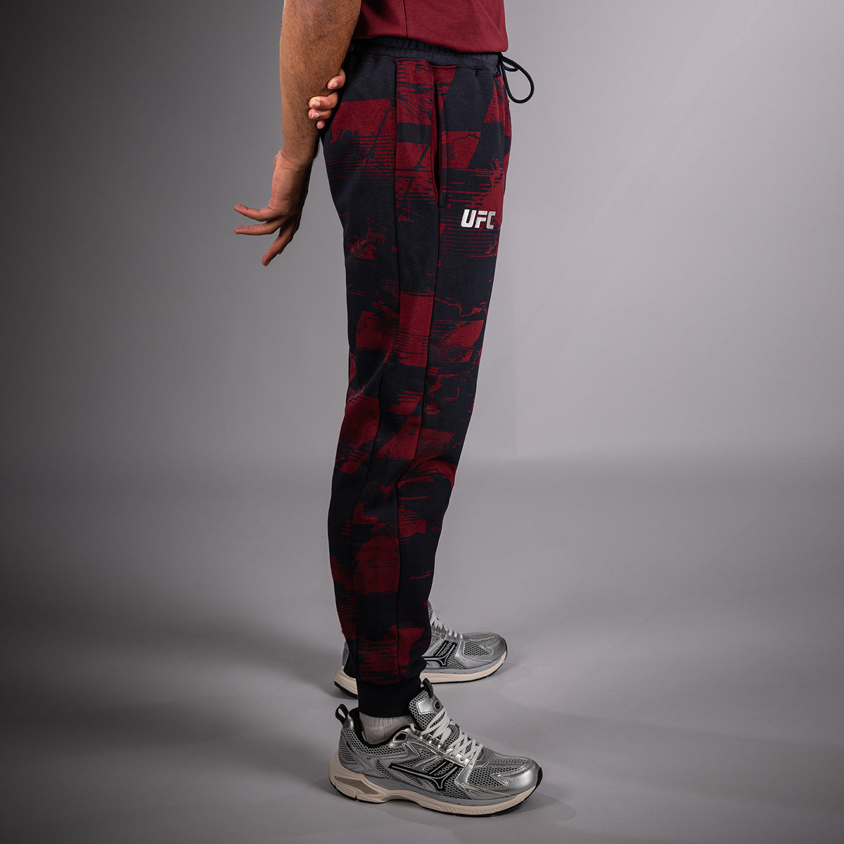 Pantalon Homme UFC Zenith by Venum Authentic Fight Week - Bleu marine/Bordeaux/Argent - product-type_Pantalons de jogging