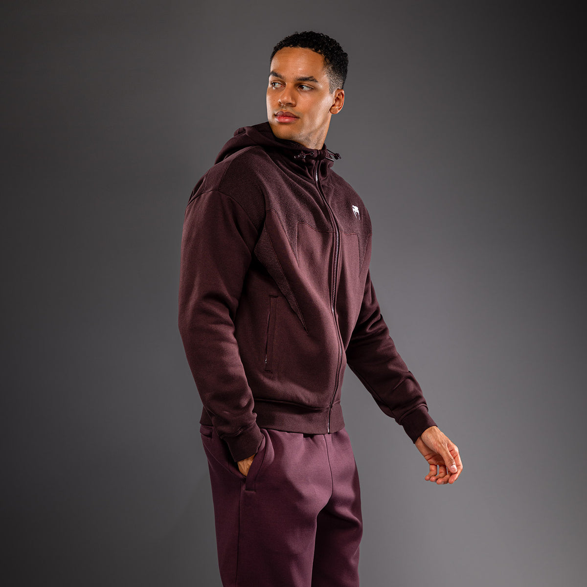 Veste de survêtement Venum Attack Fleece & Weave - Bordeaux - product-type_Sweatshirts