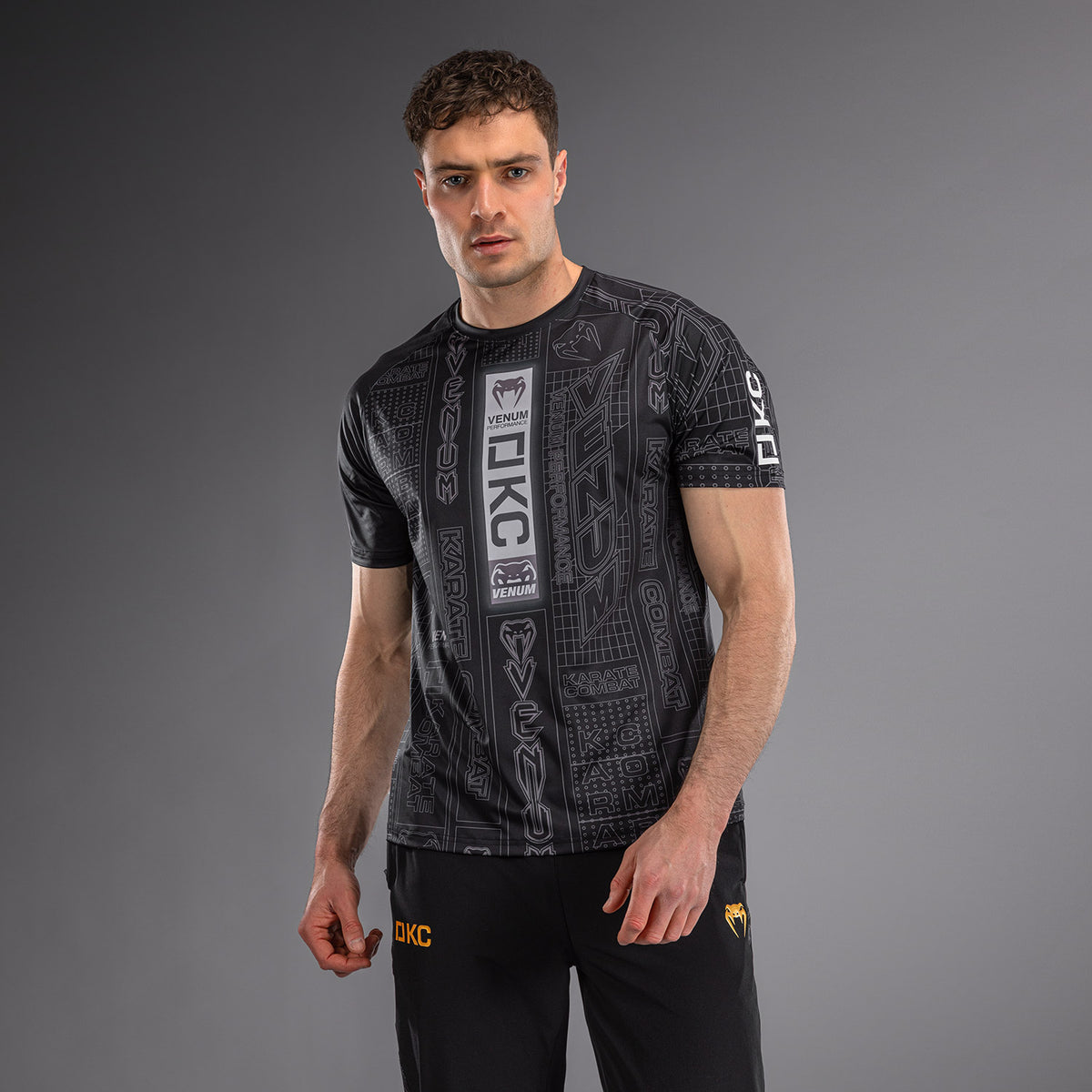 T-shirt Dry Tech Karate Combat by Venum – Noir/Gris - product-type_T-Shirts Dry Tech