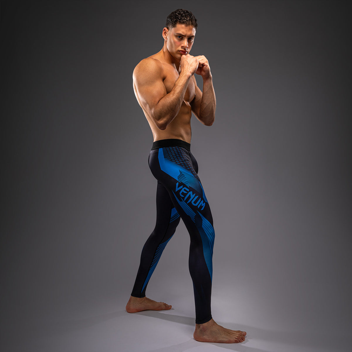 Pantalon de compression Venum No-Gi 6.0 - Noir/Bleu - product-type_Pantalons de Compression