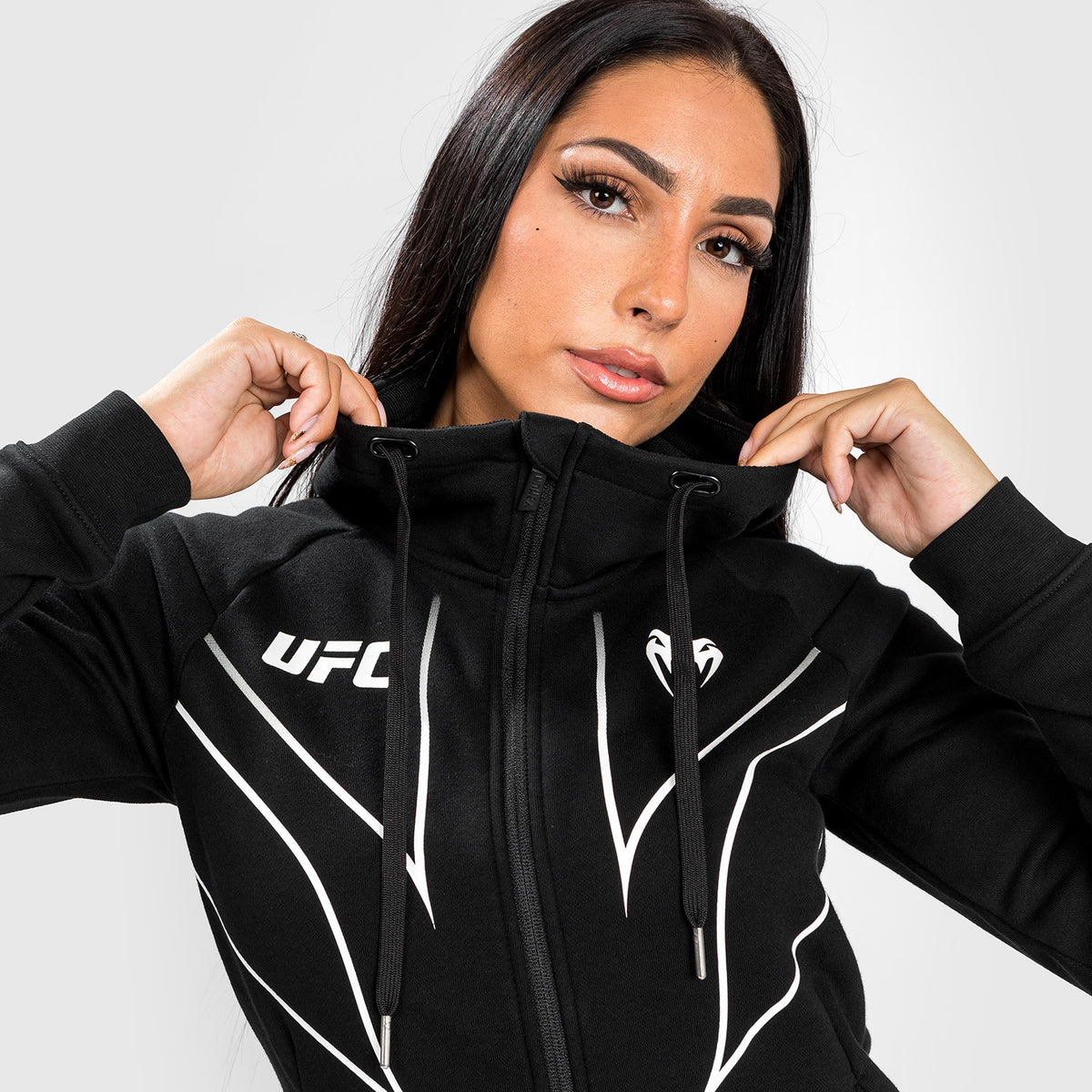 Sweatshirt Zippé Femme UFC Venum Fight Night 2.0 Replica - Noir - product-type_Vestes