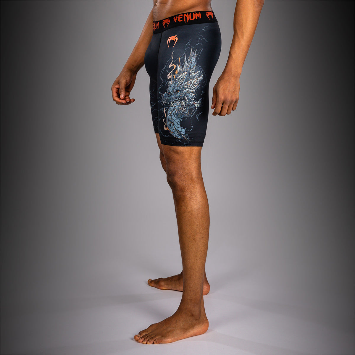 Short de Compression Venum Thunder Dragon – Noir/Gris/Cuivre - product-type_Shorts de compression