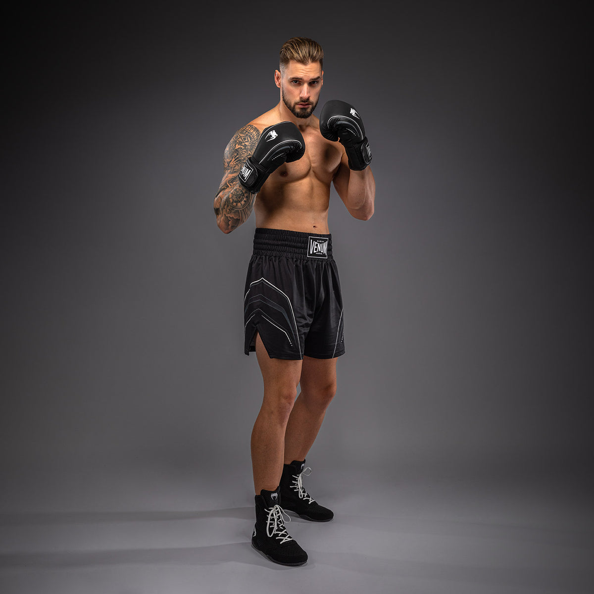 Short de Boxe Venum Streamline – Noir/Blanc - product-type_Shorts de boxe