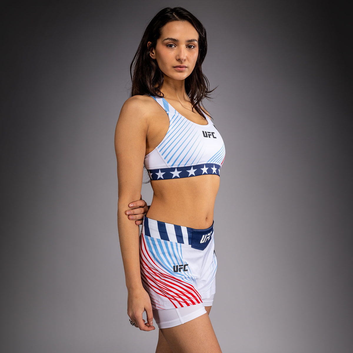 Official UFC Freedom 250 by Venum Authentic Fight Night Brassière de sport pour femme - Blanc - product-type_Brassières de sport