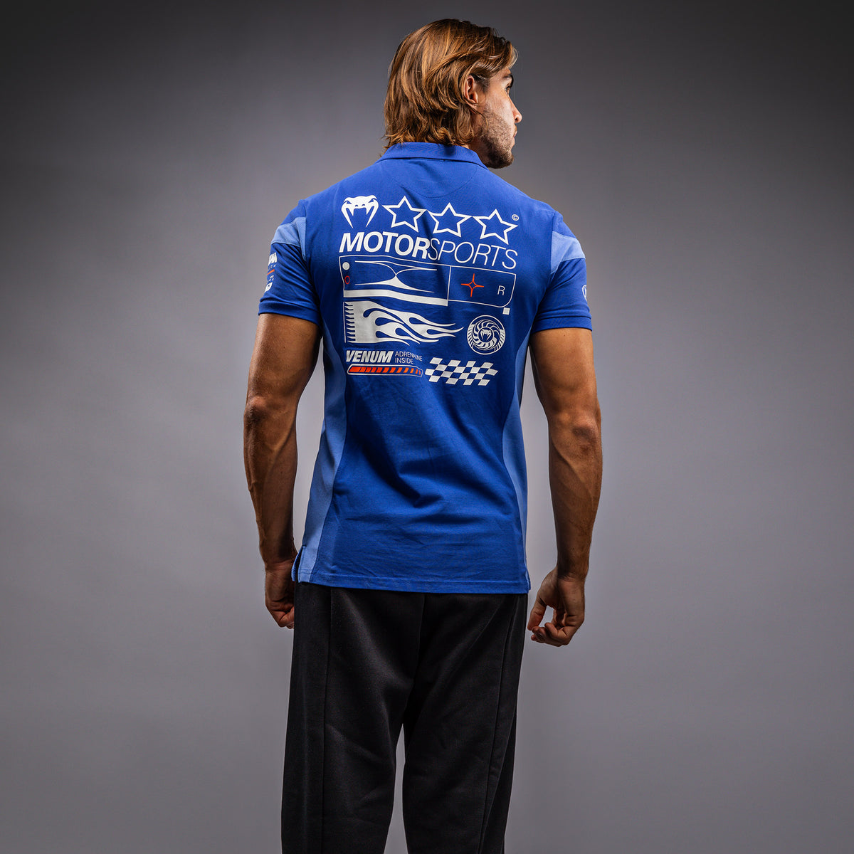 Polo en Coton Venum Motorsports - Bleu Royal