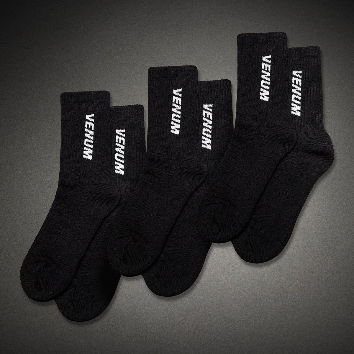 Chaussettes mi-longues Venum Essential – Noir/Blanc (Lot de 3 paires) - product-type_Chaussettes