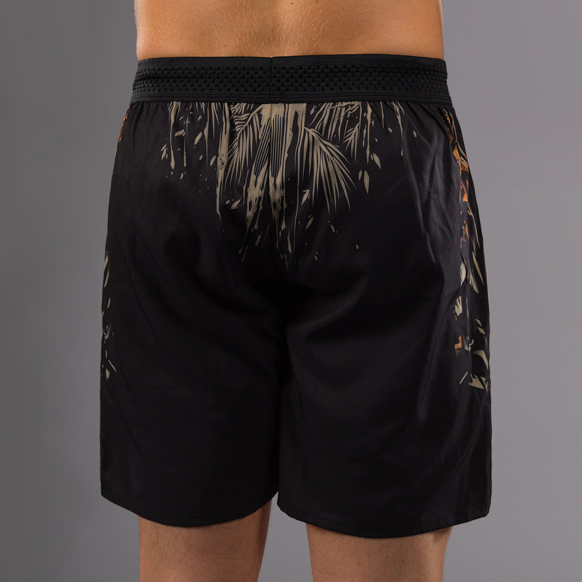 Short d'entraînement Venum Tiger pour Hommes - Noir/Orange Néon - product-type_Shorts de training