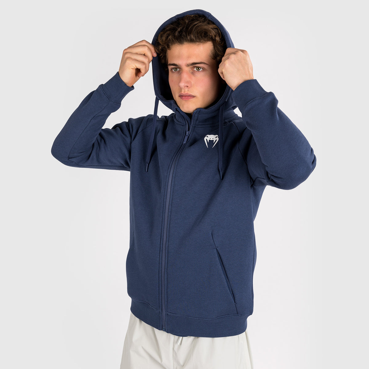 Sweatshirt Zippé à Capuche Venum Strikeland - Bleu marine - product-type_Vestes