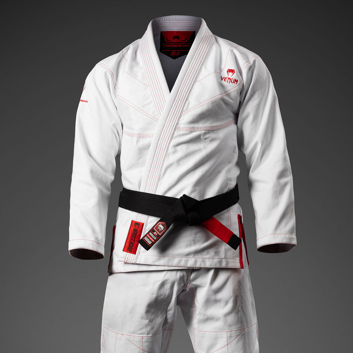 Kimono de JJB Venum x Roger Gracie Signature - Blanc/Rouge - product-type_Kimonos de JJB
