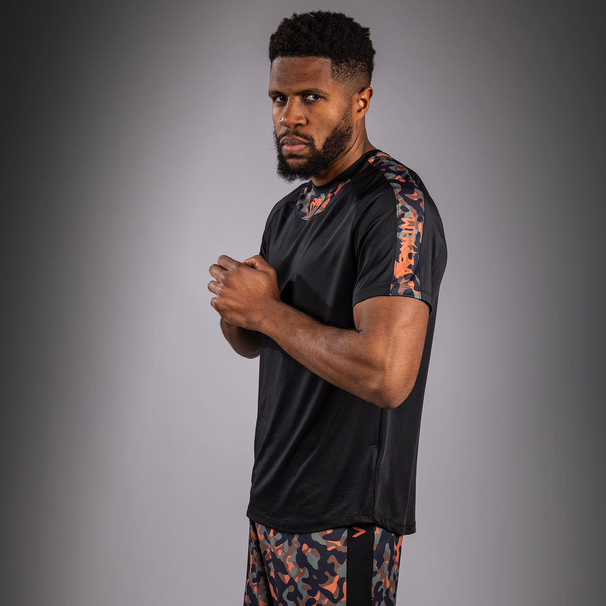 T-shirt Dry-Tech Venum Jungle Ops - Noir/Camouflage Kaki - product-type_T-Shirts Dry Tech