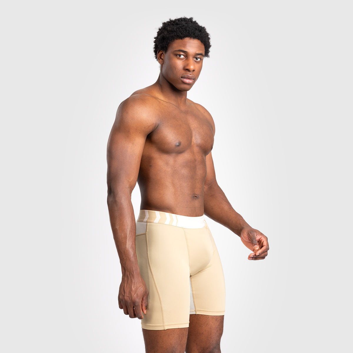 Short de compression pour Hommes Venum Tempest - Beige/Sable - product-type_Shorts de compression