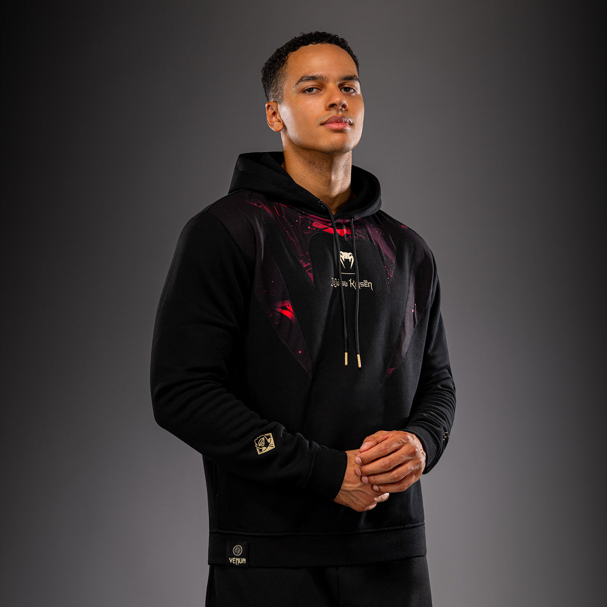 Sweat à capuche Itadori Jujutsu Kaisen x Venum – Noir/Rouge - product-type_Sweatshirts
