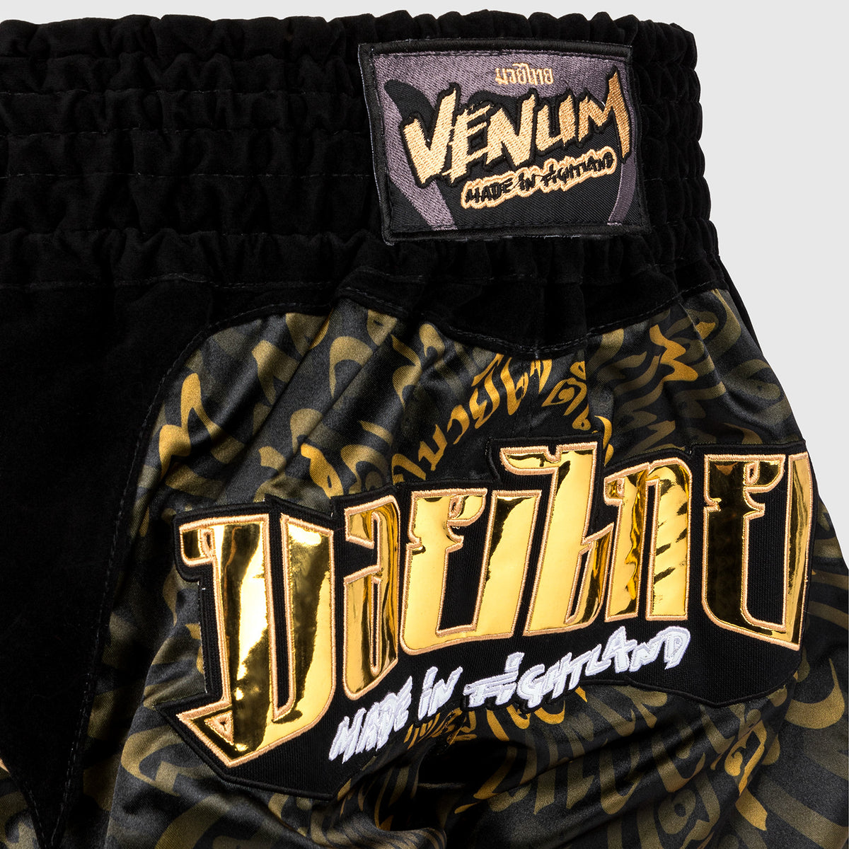 Short de Muay Thai Venum Attack - Noir/Or - product-type_Shorts de Muay Thai