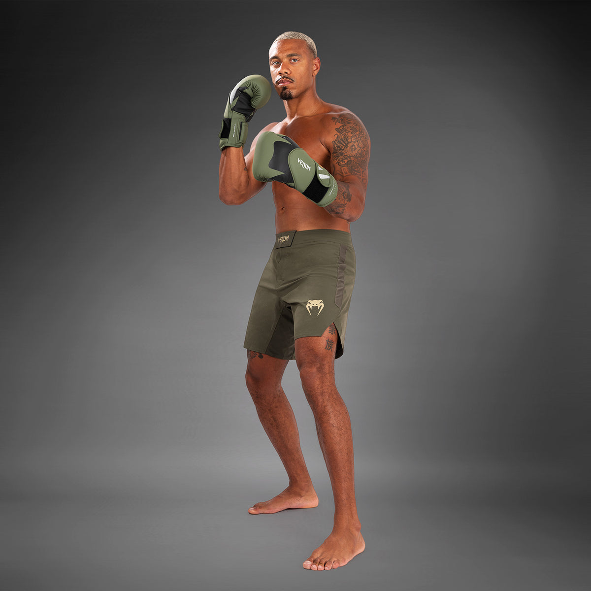 Short de combat pour homme Venum Contender - Kaki - product-type_Shorts de MMA