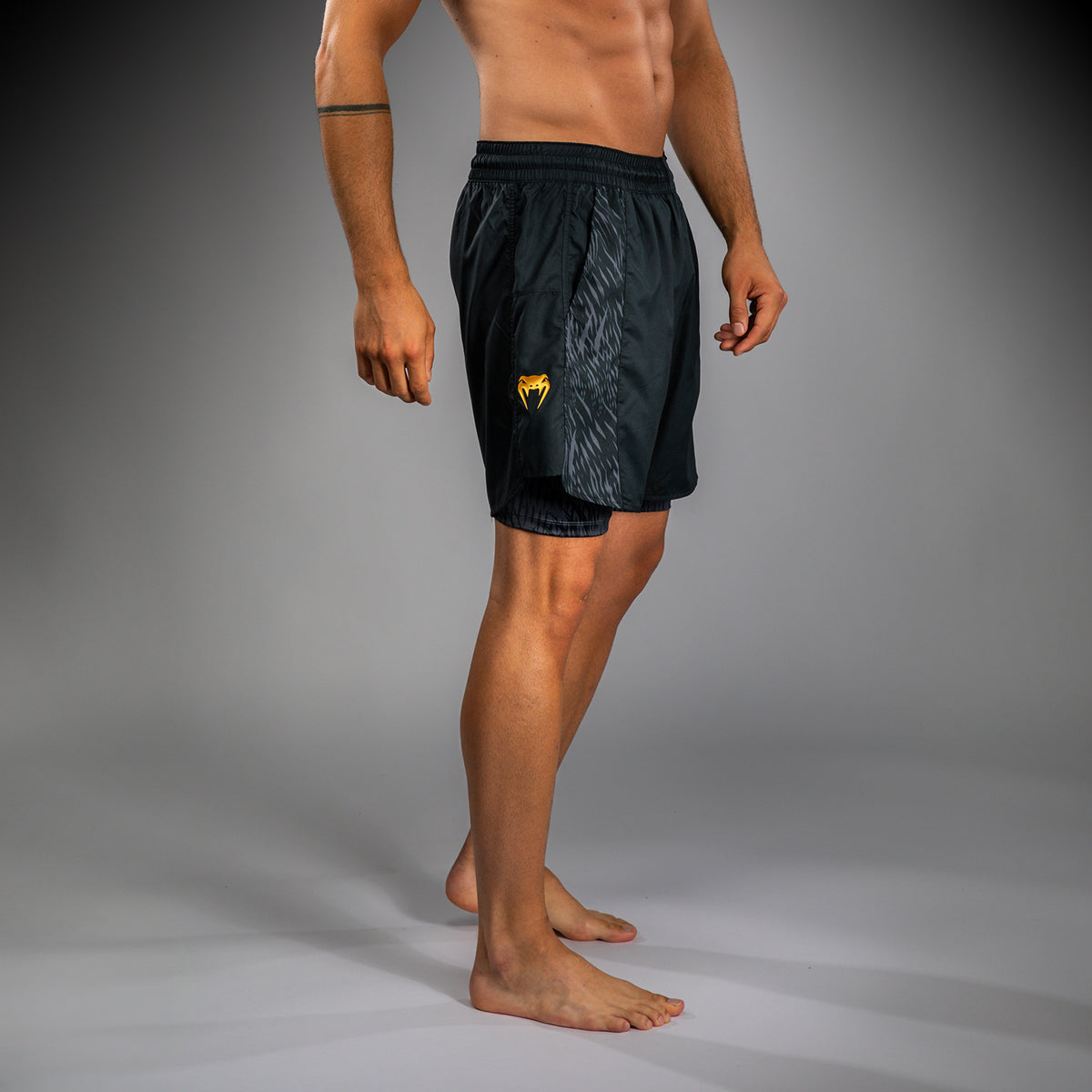 Short d'entraînement Venum x Chimaev - Noir/Gris - product-type_Shorts de training