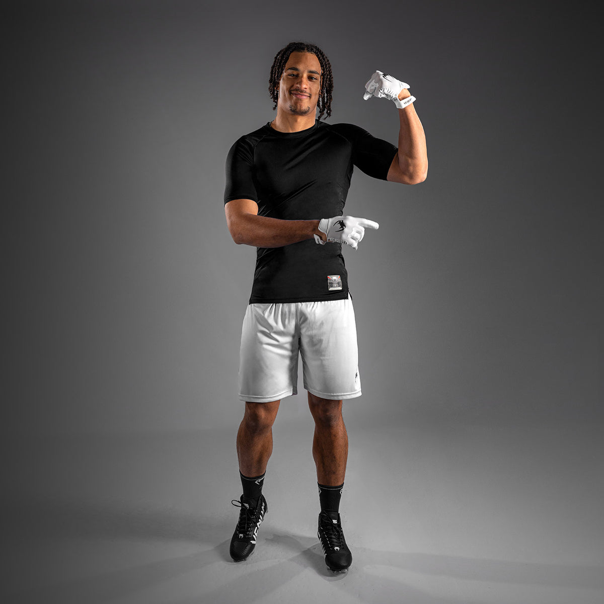 T-shirt de Compression Venum Lineup - Noir/Blanc - product-type_T-Shirts de Compression
