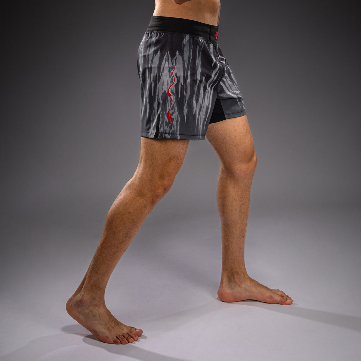 Short de Combat Venum Demon - Noir/Gris - product-type_Shorts de MMA
