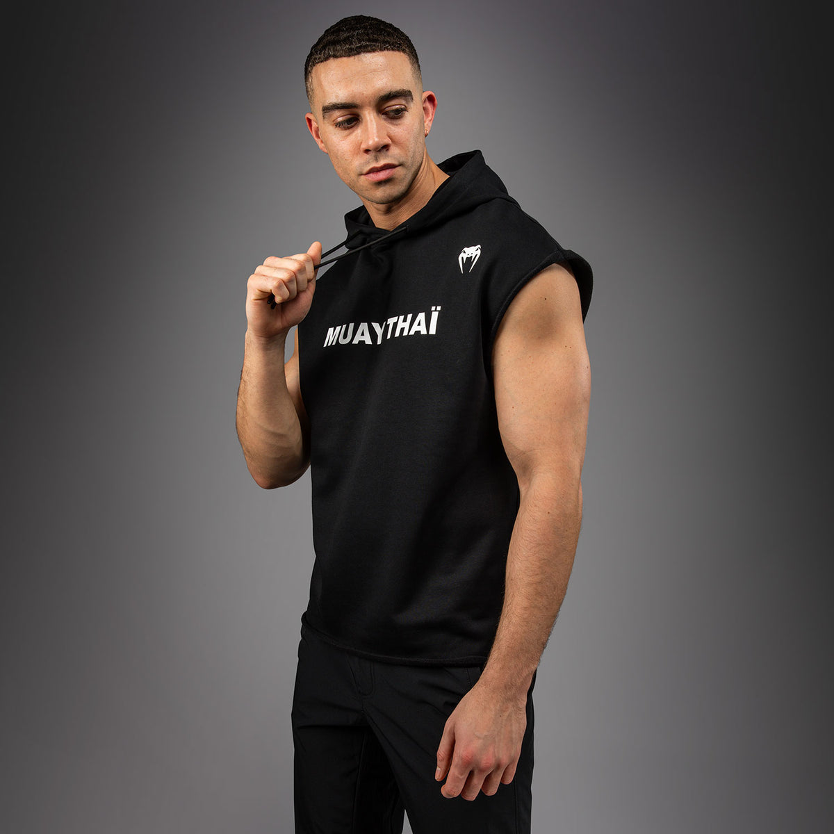 Sweatshirt sans manches Venum Muay Thai VT - Noir/Blanc - product-type_Sweatshirts