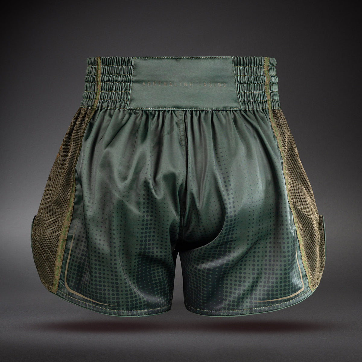 Short de Muay Thaï Venum Stealth – Kaki/Vert Foncé - product-type_Shorts de Muay Thai
