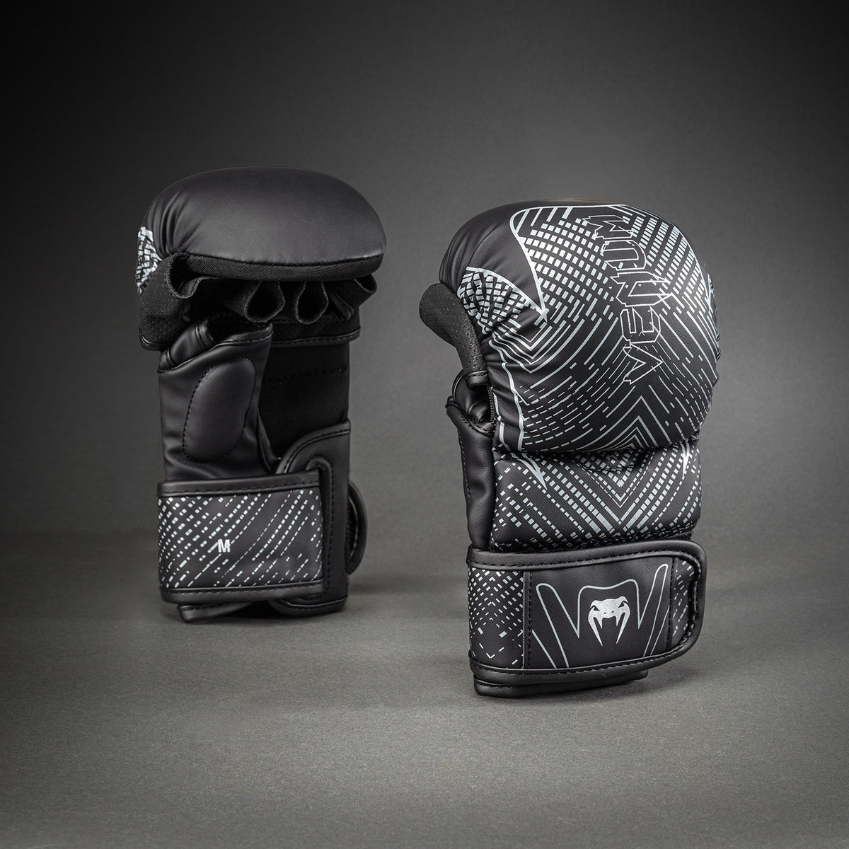 Venum Midnight Fury Gants de Sparring - Noir/Gris/Argent - product-type_Gants de Sparring