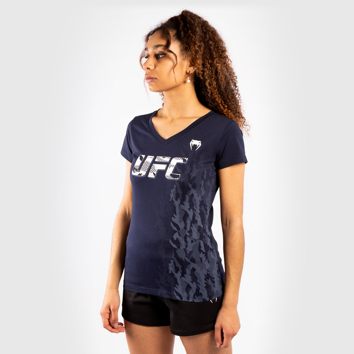 T-shirt Manches Courtes Femme UFC Venum Authentic Fight Week - Bleu Marine - product-type_T-Shirts