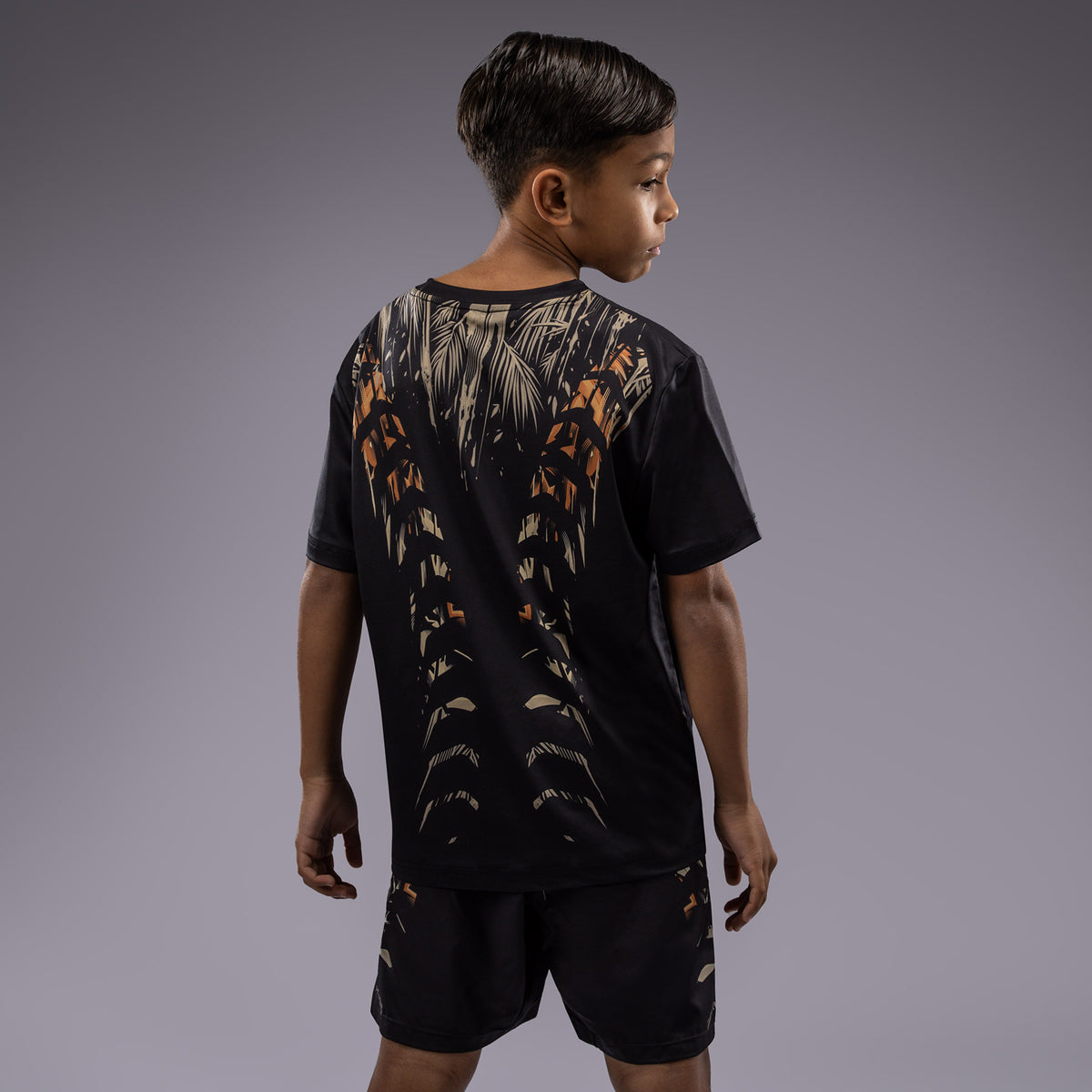 T-Shirt Dry-Tech Venum Tiger pour Enfants - Noir/Orange Néon - product-type_T-Shirts Dry Tech