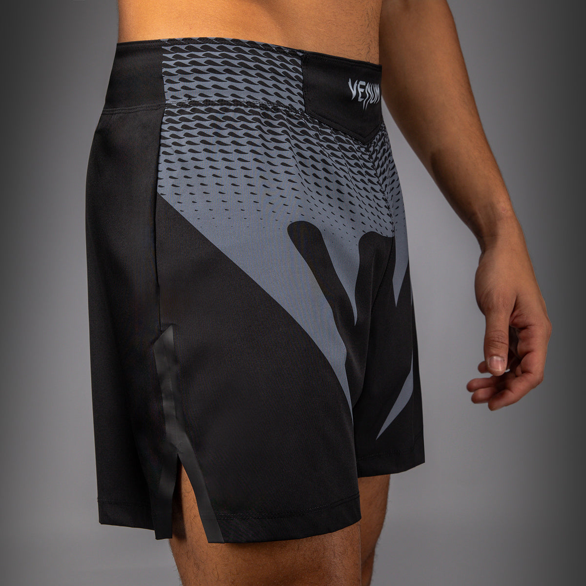 Short de Combat Venum No Gi - Noir/Gris Argenté - product-type_Shorts de MMA