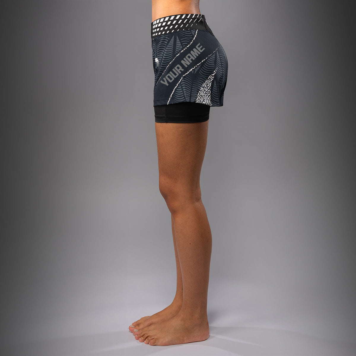 Short de combat coupe courte Femme Personnalisé UFC Zenith by Venum Authentic Fight Night - Noir - product-type_Shorts de MMA