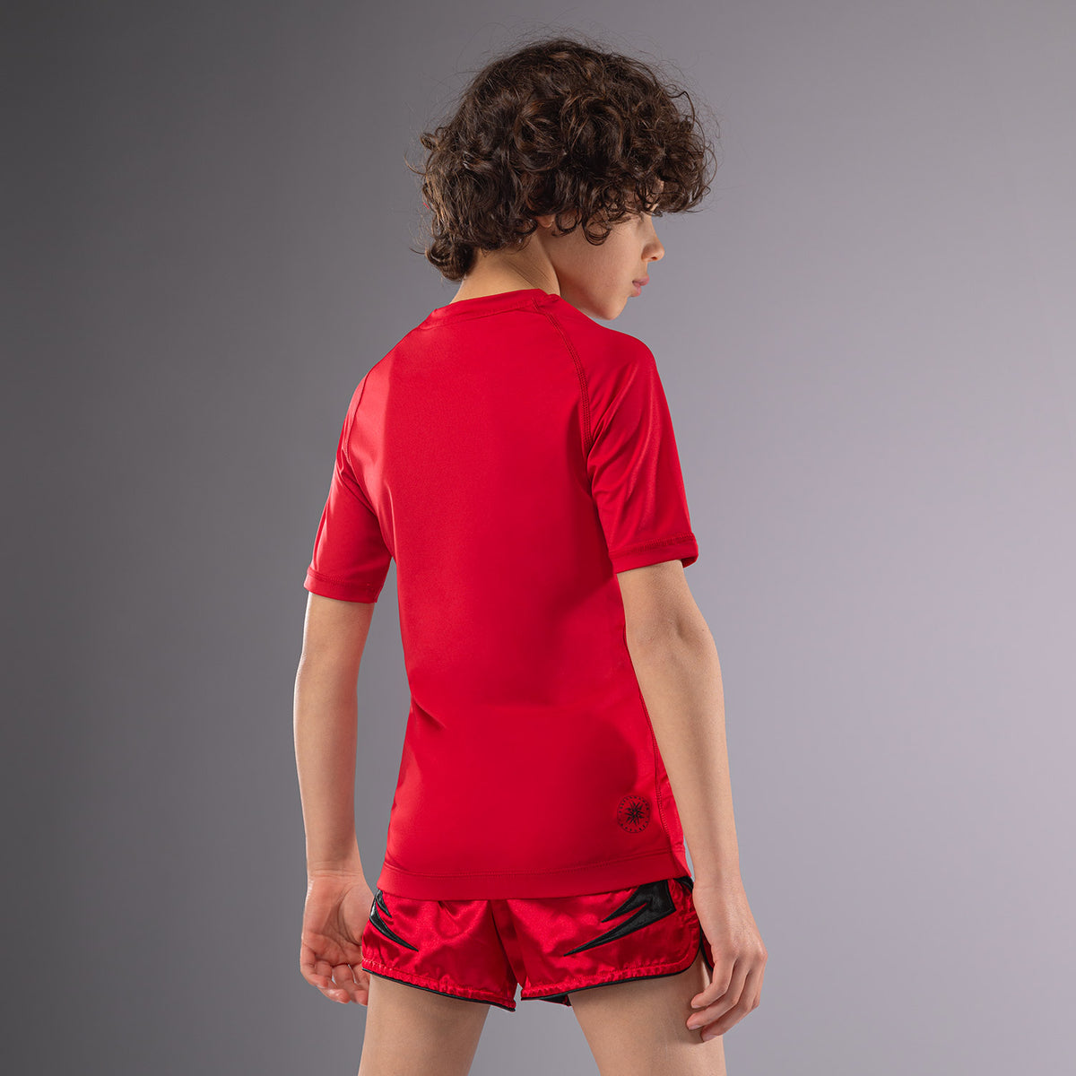 Rashguards Manches Courtes pour Enfants Venum Contender - Rouge Cerise - product-type_T-Shirts de Compression