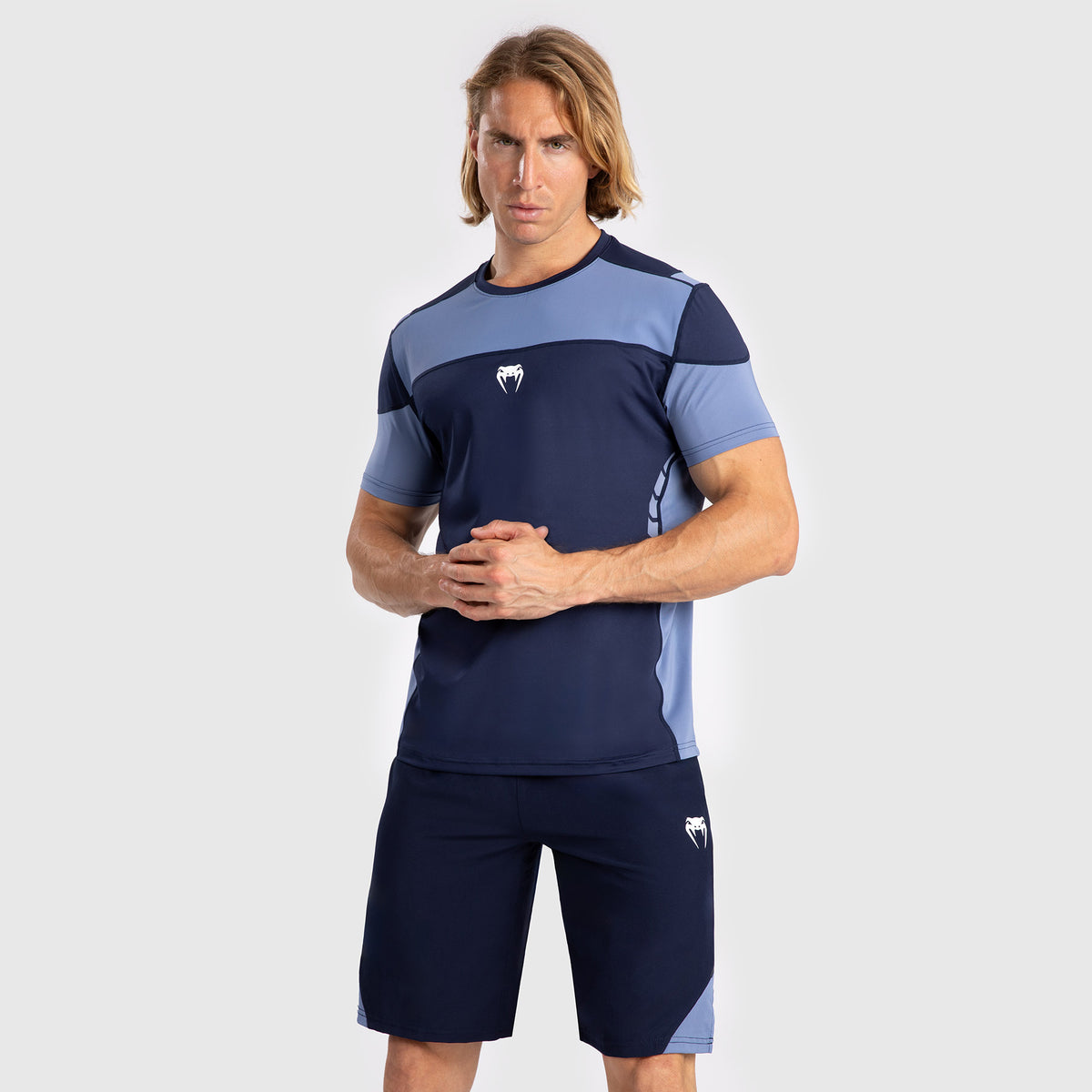 T-shirt Dry-Tech pour Hommes Venum Tempest - Bleu Marine/Bleu - product-type_T-Shirts Dry Tech