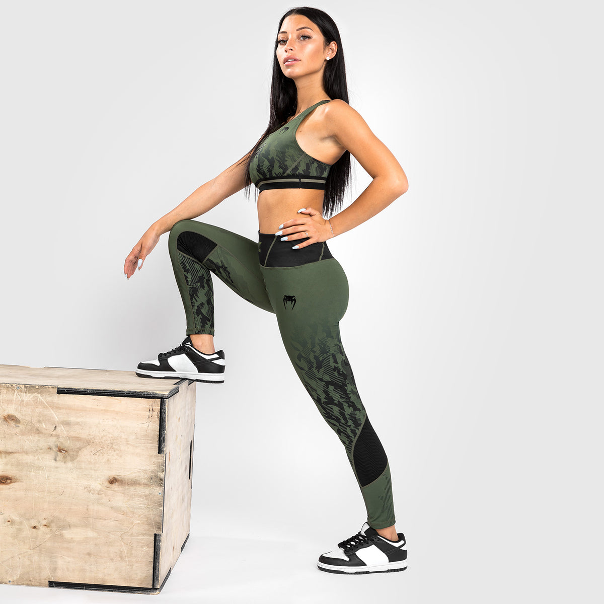 Leggings Femme UFC Venum Authentic Fight Week - Kaki - product-type_Leggings