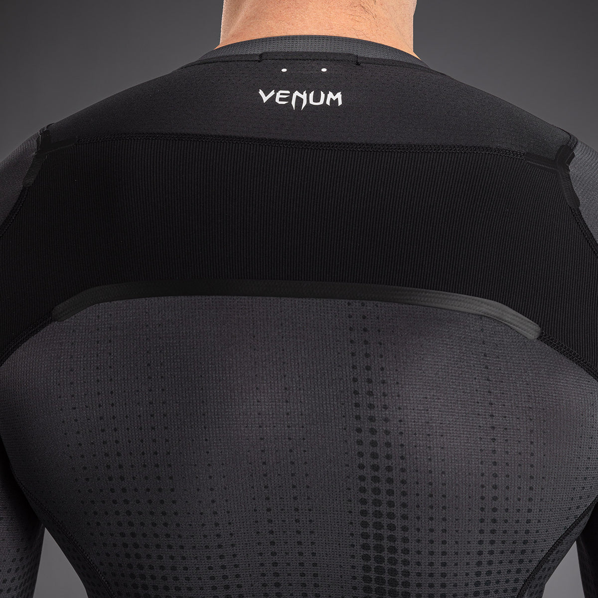 Rashguard à Manches Longues Venum Stealth – Noir/Blanc - product-type_T-Shirts de Compression