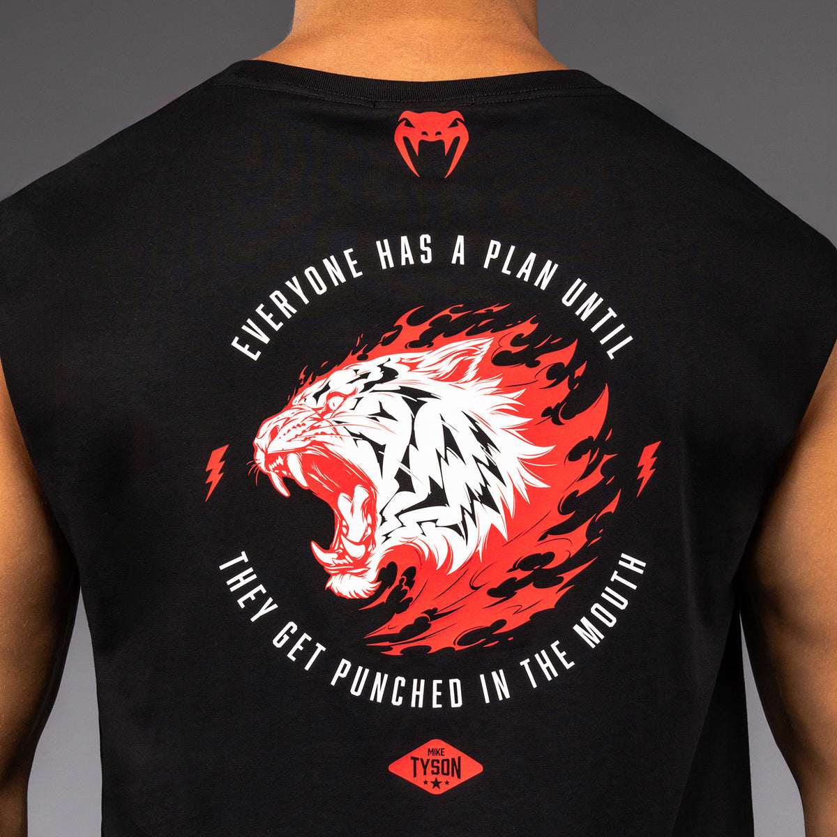 T-shirt sans manches Venum x Mike Tyson Tiger - Noir Profond - product-type_T-Shirts
