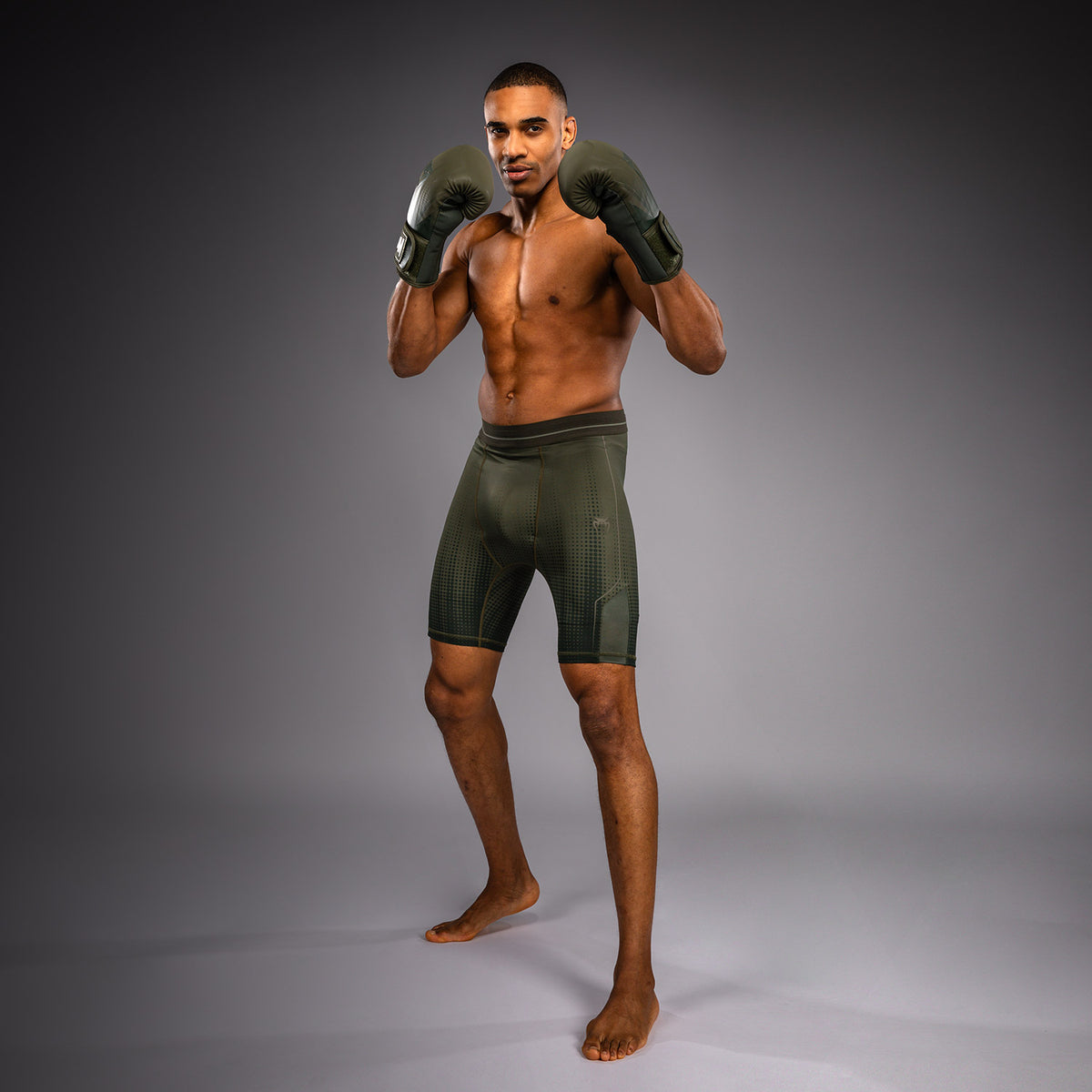 Short de Compression Venum Stealth Vale Tudo – Kaki/Vert Foncé - product-type_Shorts de compression