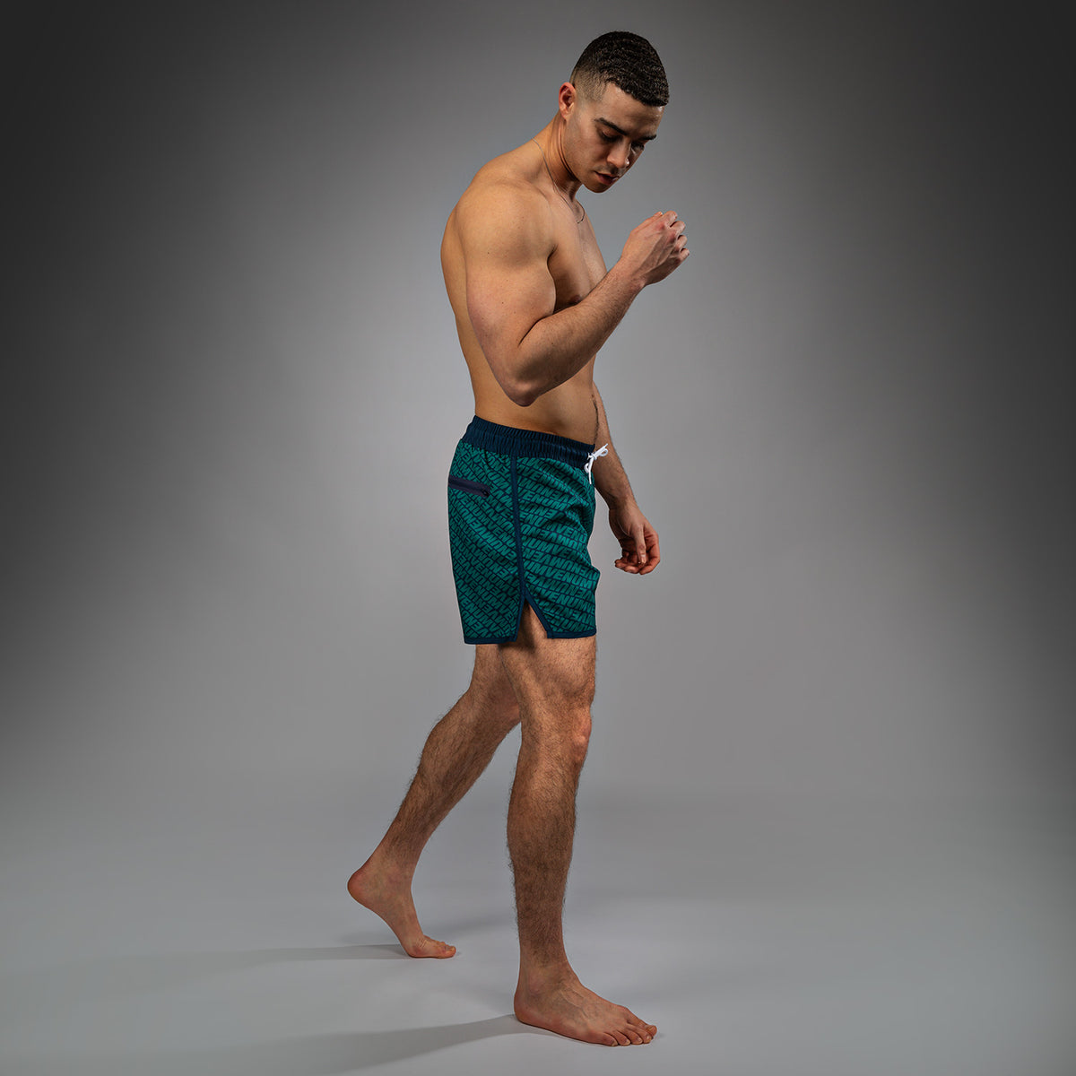 Short de Bain Venum Echo - Bleu Océan/Vert Émeraude - product-type_Shorts de bain