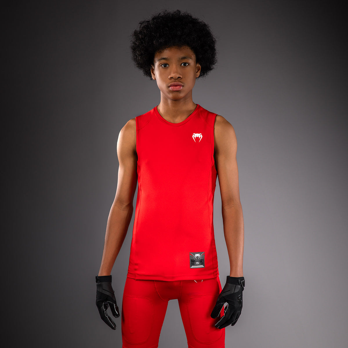 Haut de Compression sans manches pour Enfants Venum Elite Football - Rouge - product-type_T-Shirts Dry Tech