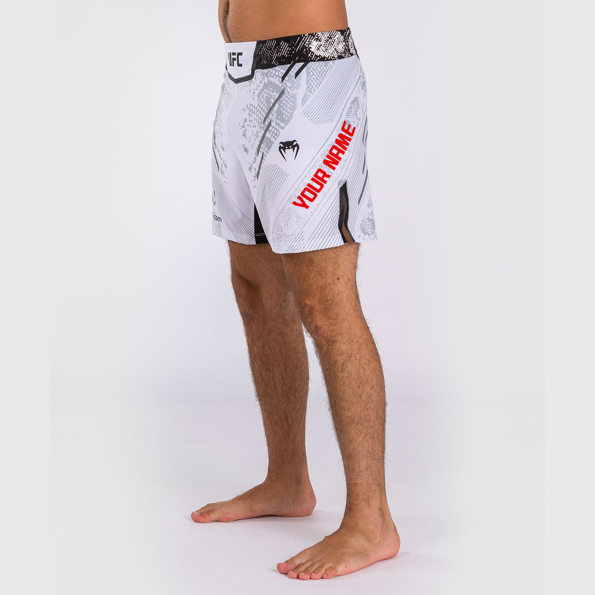 Short de combat personnalisé Coupe courte pour Hommes UFC Adrenaline by Venum Authentic Fight Night – Blanc - product-type_Shorts de MMA