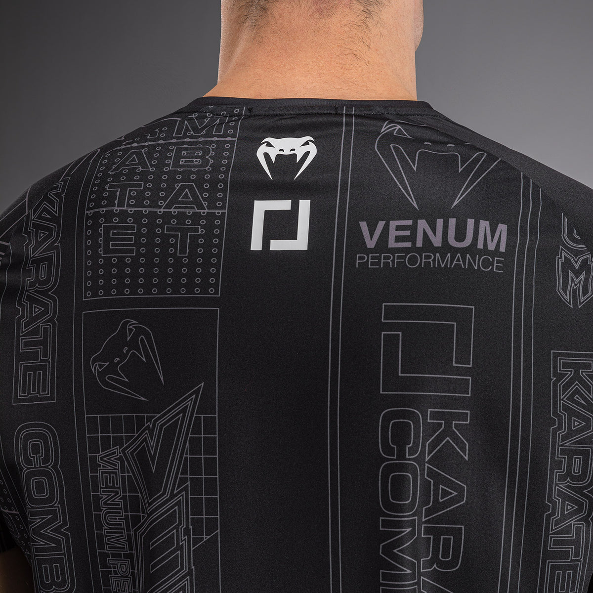 T-shirt Dry Tech Karate Combat by Venum – Noir/Gris - product-type_T-Shirts Dry Tech