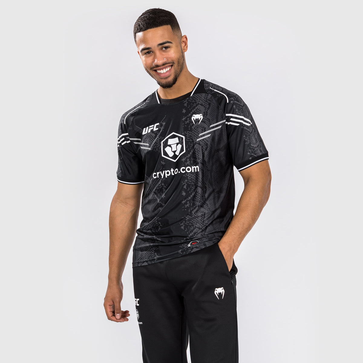 T-shirt Technique Personnalisé pour Hommes UFC Adrenaline by Venum Authentic Fight Night - Noir - product-type_T-Shirts Dry Tech
