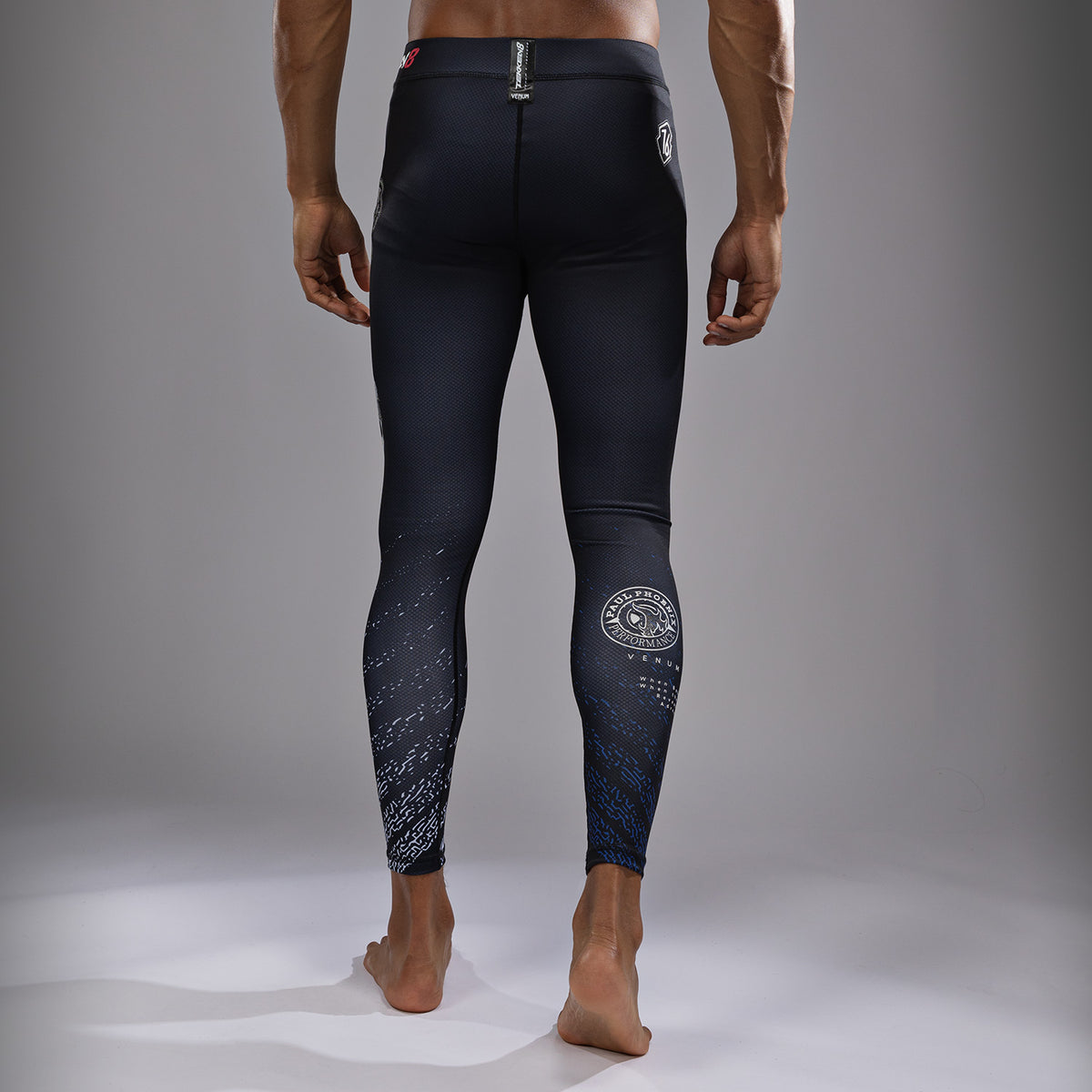 Pantalon de compression Venum x TEKKEN 8 - Paul Phoenix - Noir/Bleu - product-type_Pantalons de Compression