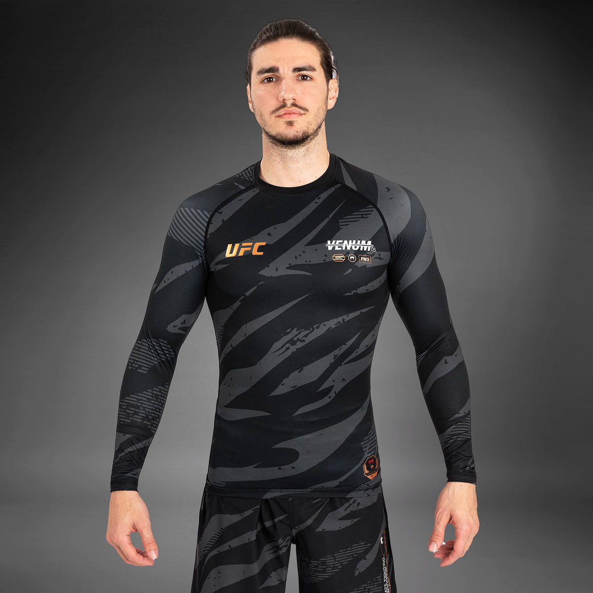 Rashguard À Manches Longues UFC Adrenaline by Venum Fight Week Performance - Urban Camo - product-type_T-Shirts de Compression