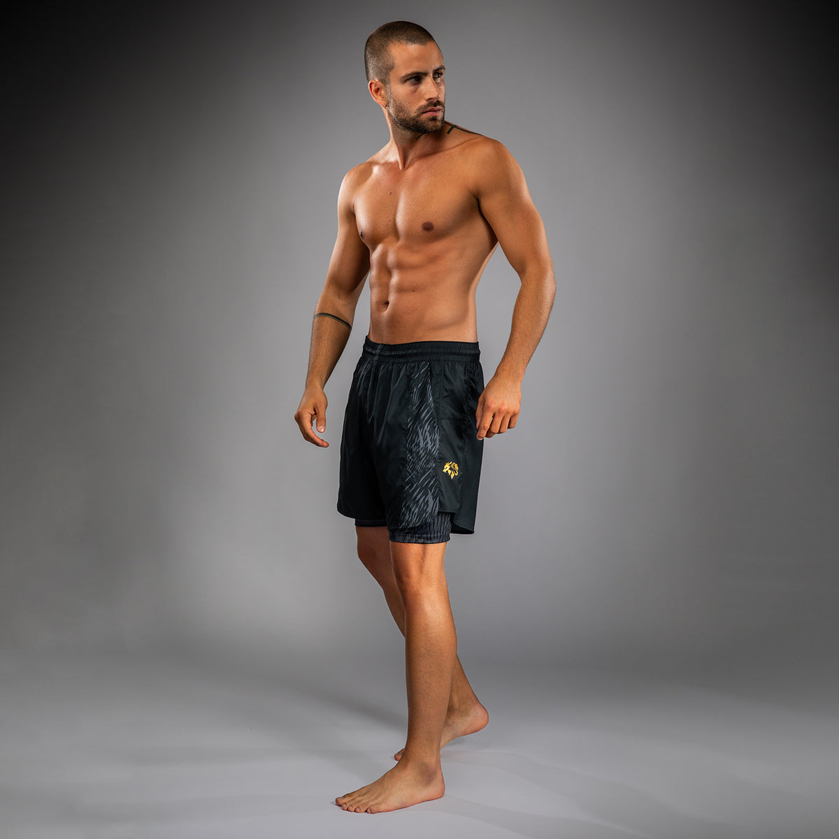 Short d'entraînement Venum x Chimaev - Noir/Gris - product-type_Shorts de training
