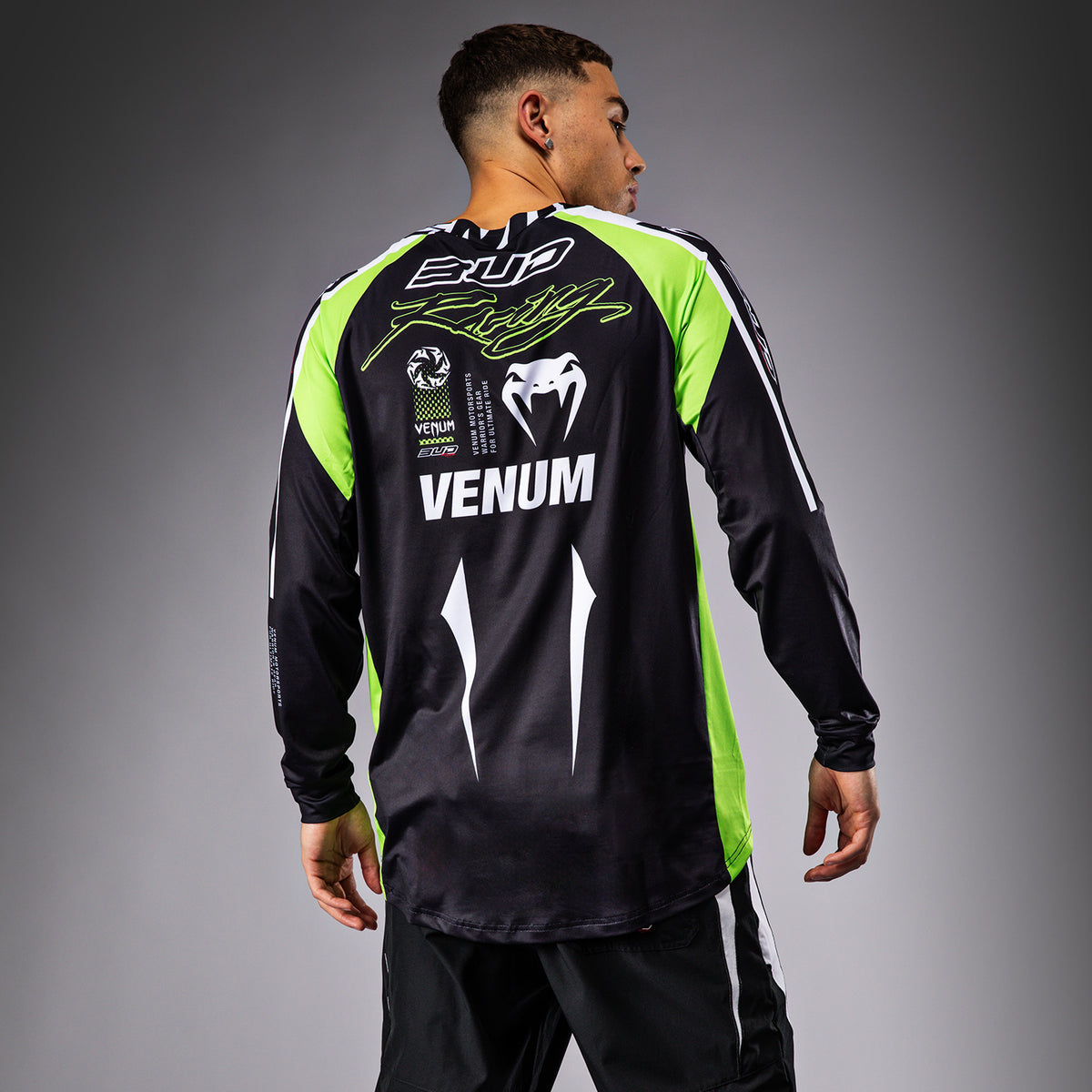 T-Shirt Dry-Tech Venum x Bud Racing - Noir/Blanc/Citron Vert - product-type_T-Shirts Dry Tech